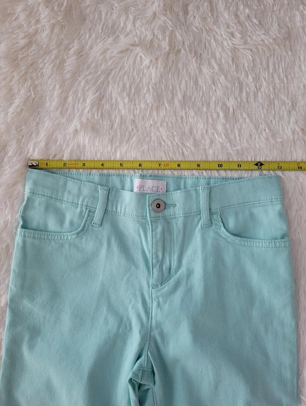 Children's Place Bundle 3 Bermeda Shorts Olive, Teal, Purple Girls Size 14 Slim